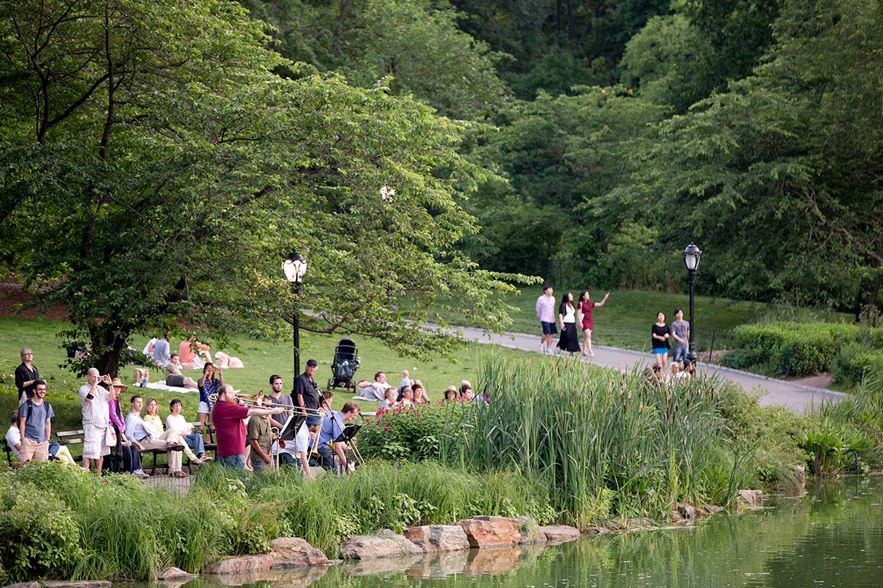 Tilt Brass in Central Park