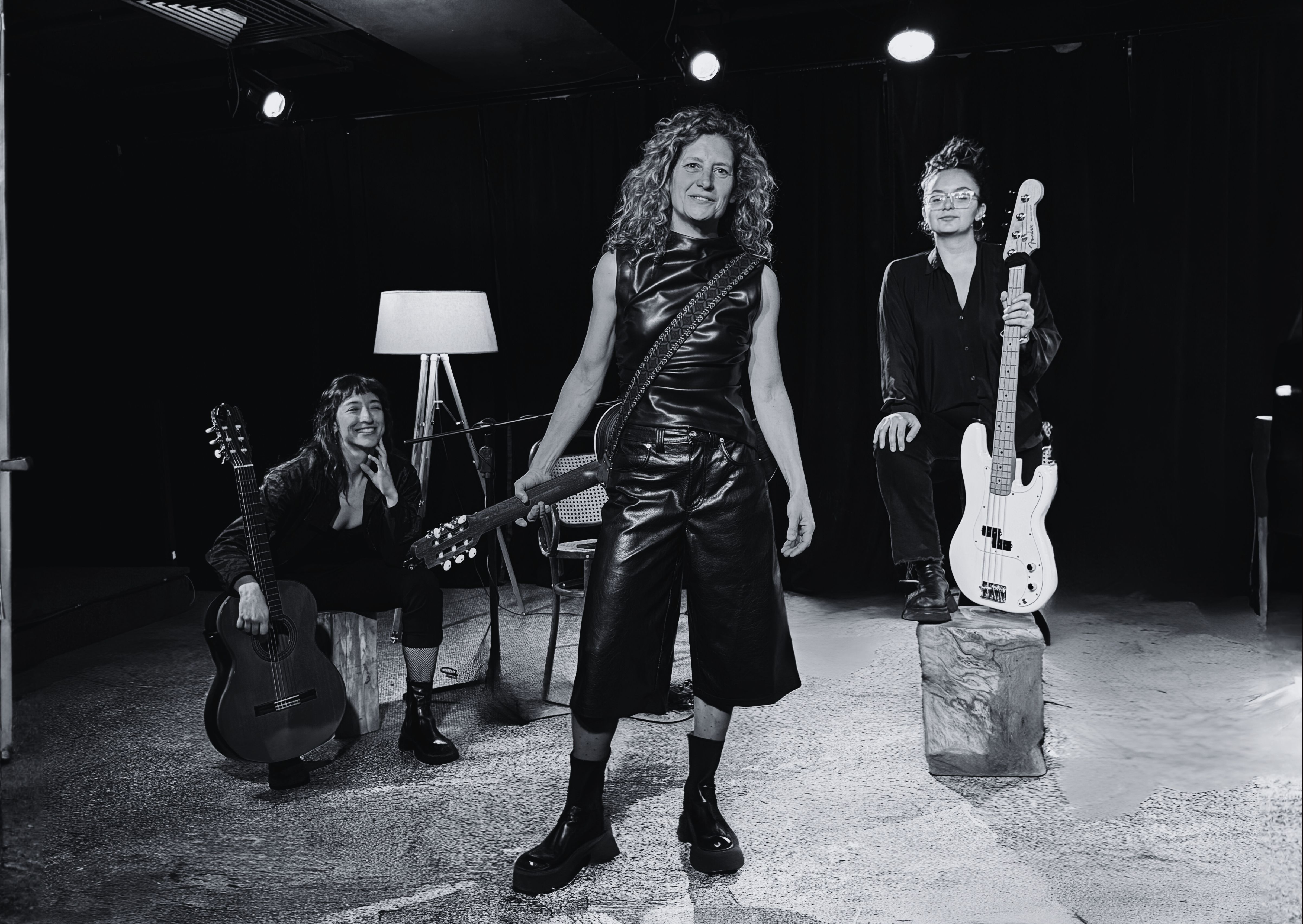 Ana Prada and her band