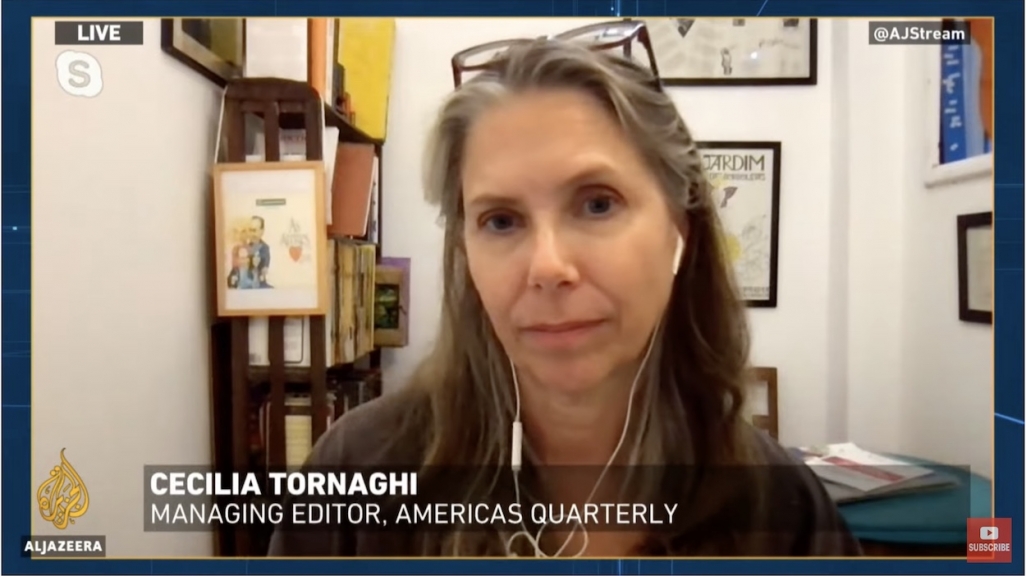 Cecilia Tornaghi on Al Jazeera