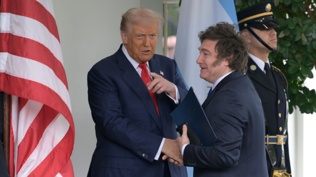 Donald Trump and Javier Milei
