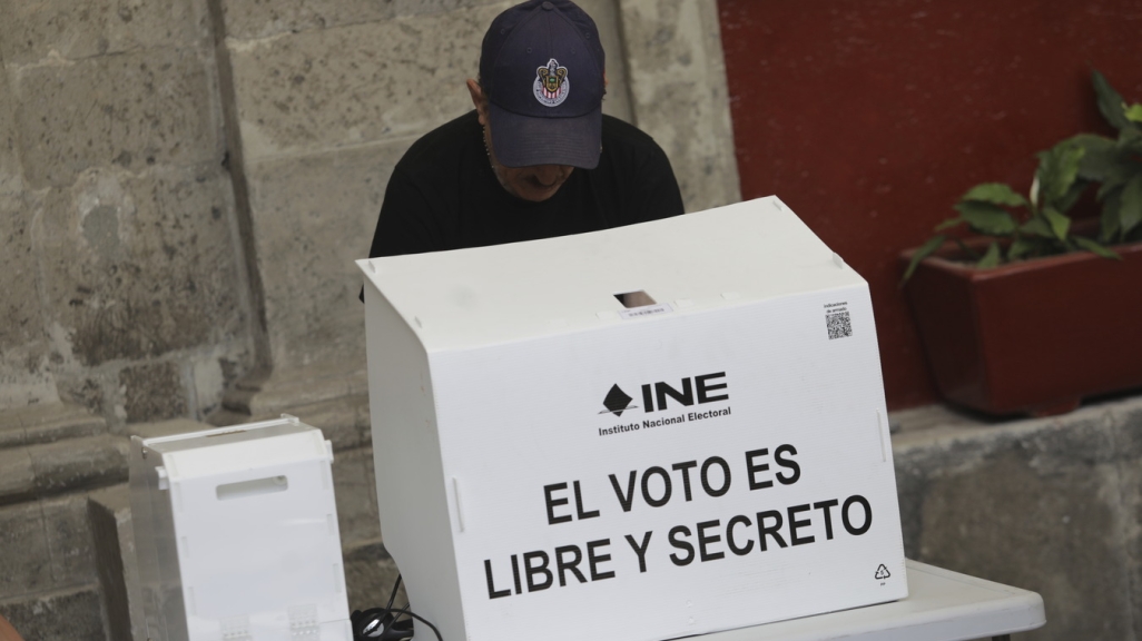 A voter in Mexico. (AP)