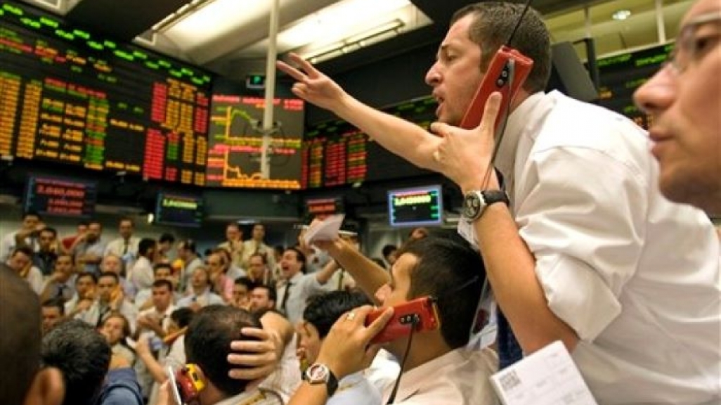 Bovespa trading floor