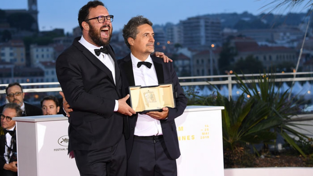 Kleber Mendonça and Juliano Dornelles at Cannes 2019