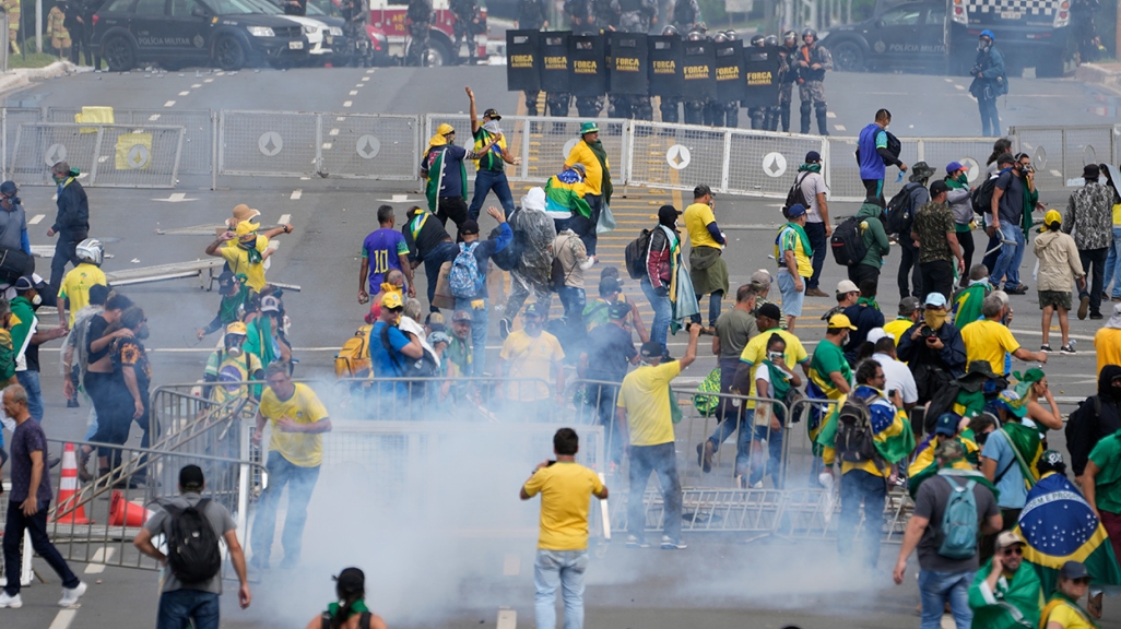 Rioters in Brasilia