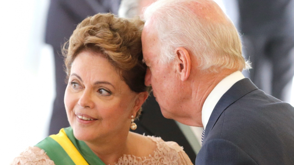 Joe Biden and Dilma Rousseff. (AP)