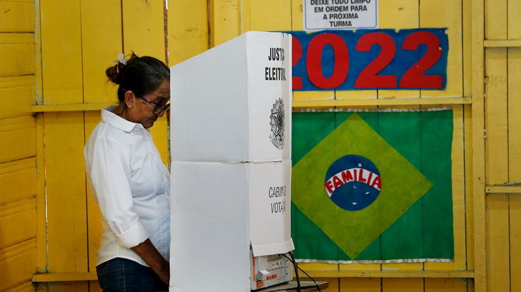 A Brazilian votes. (AP)