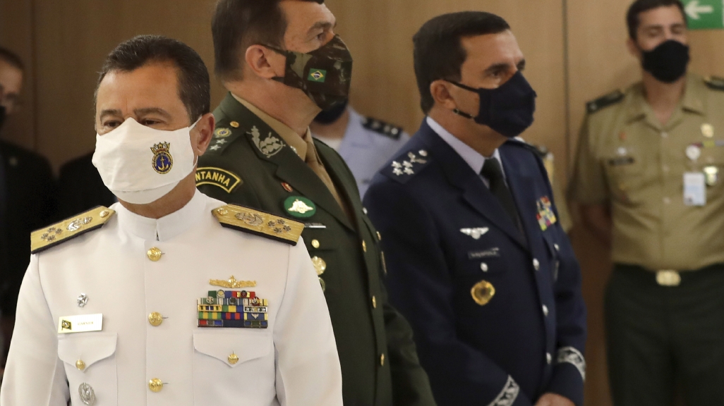 Brazil's new military leadership. (AP)