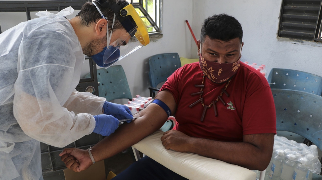 Health worker in Manaus