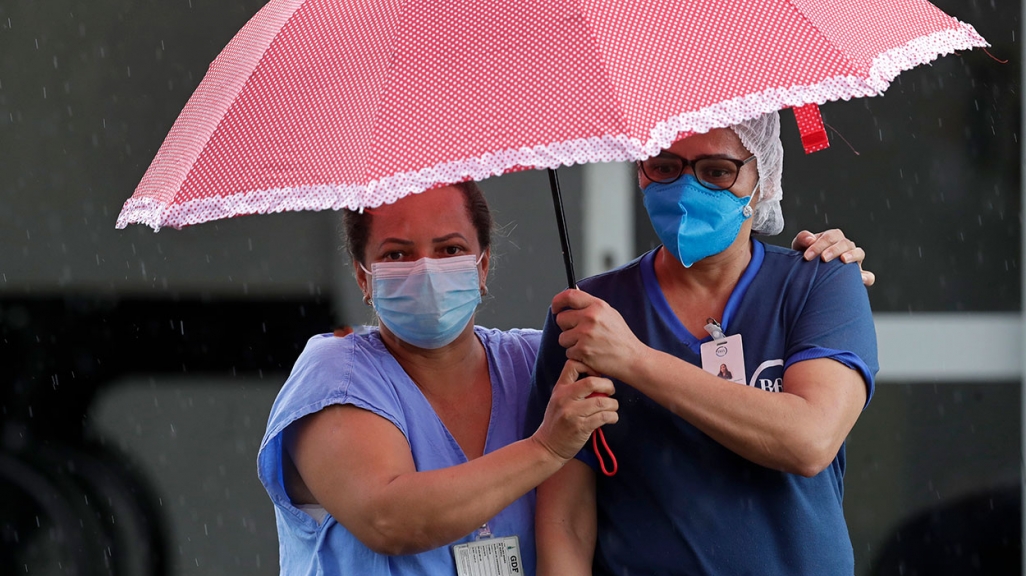 Brazil healthcare workers