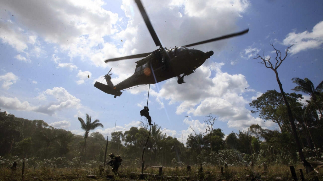 Drug eradication efforts in Colombia. (AP)