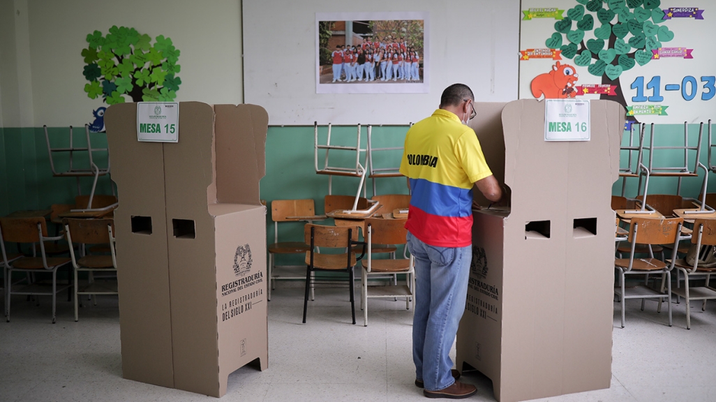 Colombian voter.