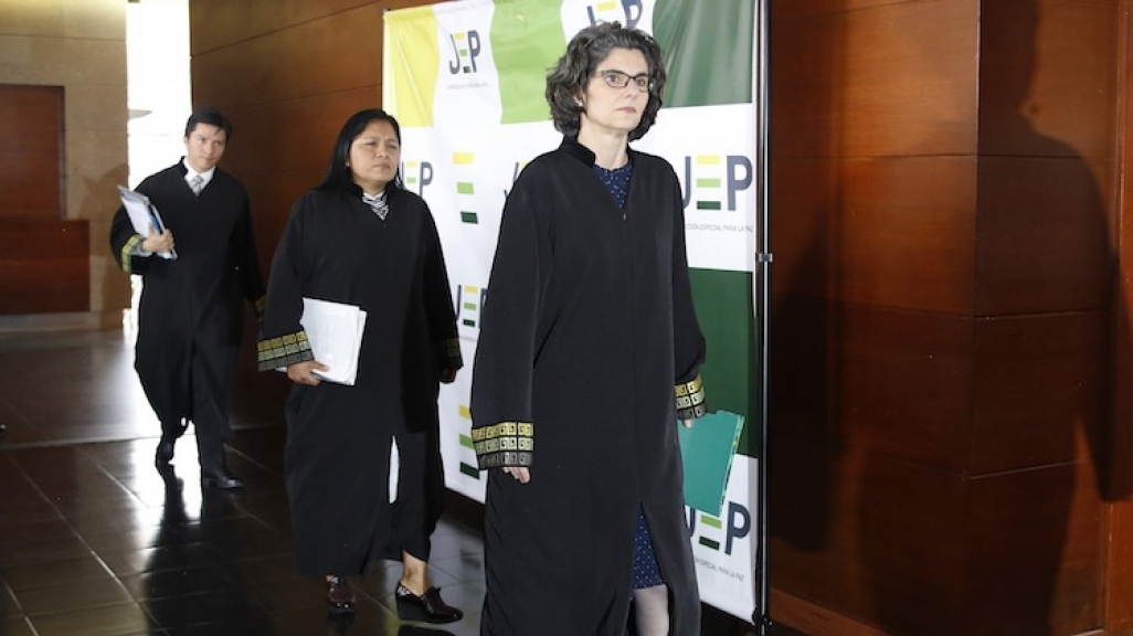 Colombia JEP judges (AP)