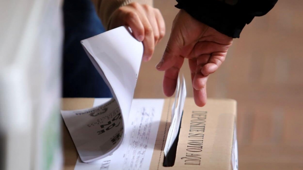 Colombian ballots. (AP)