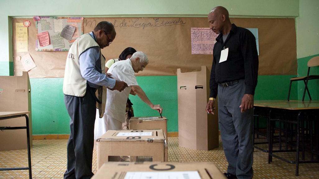 Elecciones en la República Dominicana. (AP)