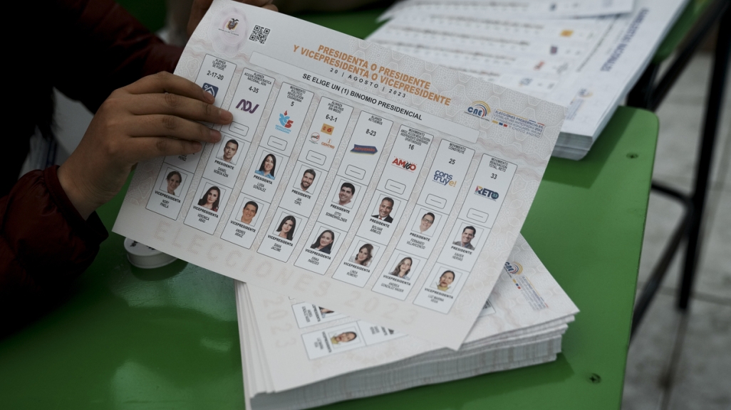 Ecuador Ballot