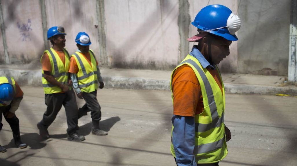 Guatemalan rescue workers