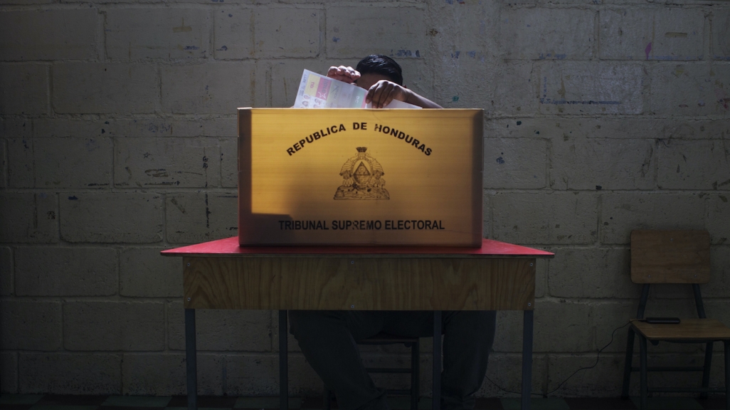 A ballot box in Honduras. (AP)