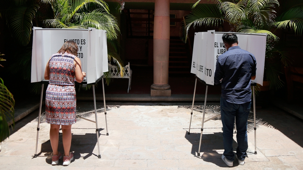 Voters in Mexico