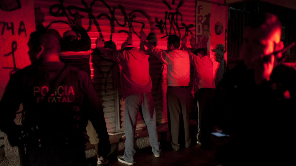 Mexico police search