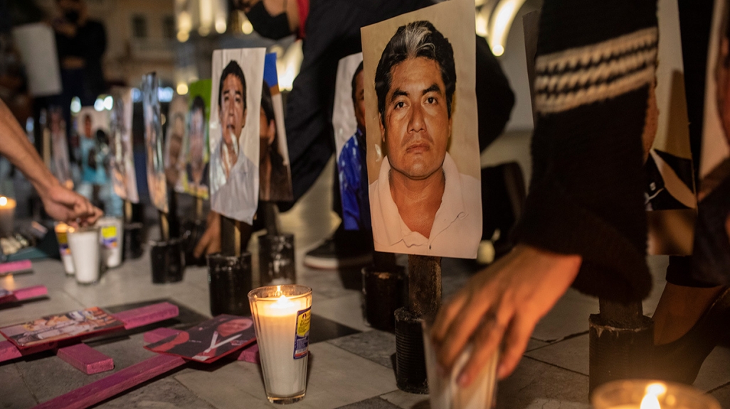 A vigil for murdered journalists in Veracruz, Mexico. (AP)