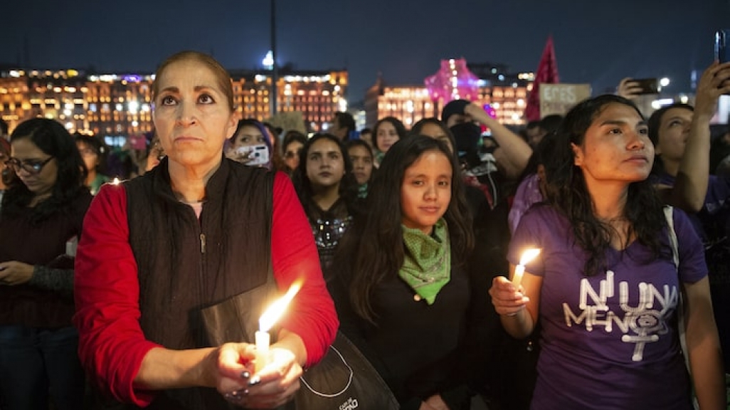 A vigil in Mexico. (AP)