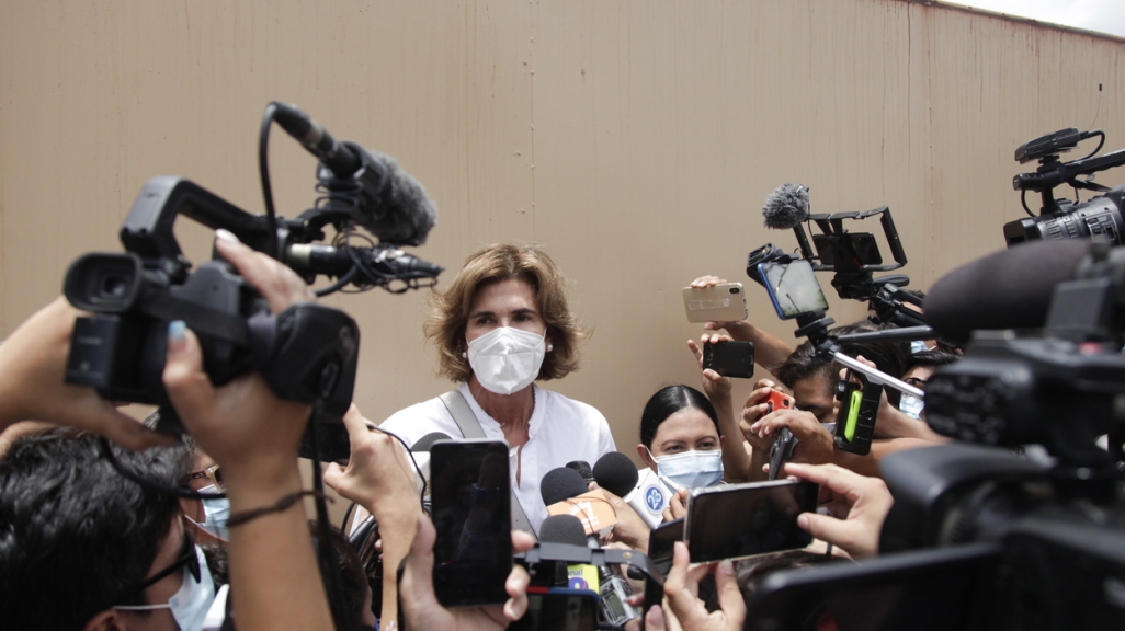 Nicaraguan opposition leader and presidential pre-candidate Cristiana Chamorro. (AP)