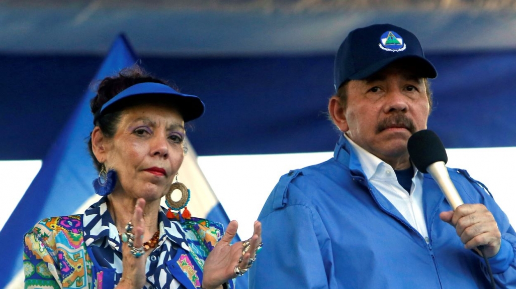 Rosario Murillo and Daniel Ortega. (AP)