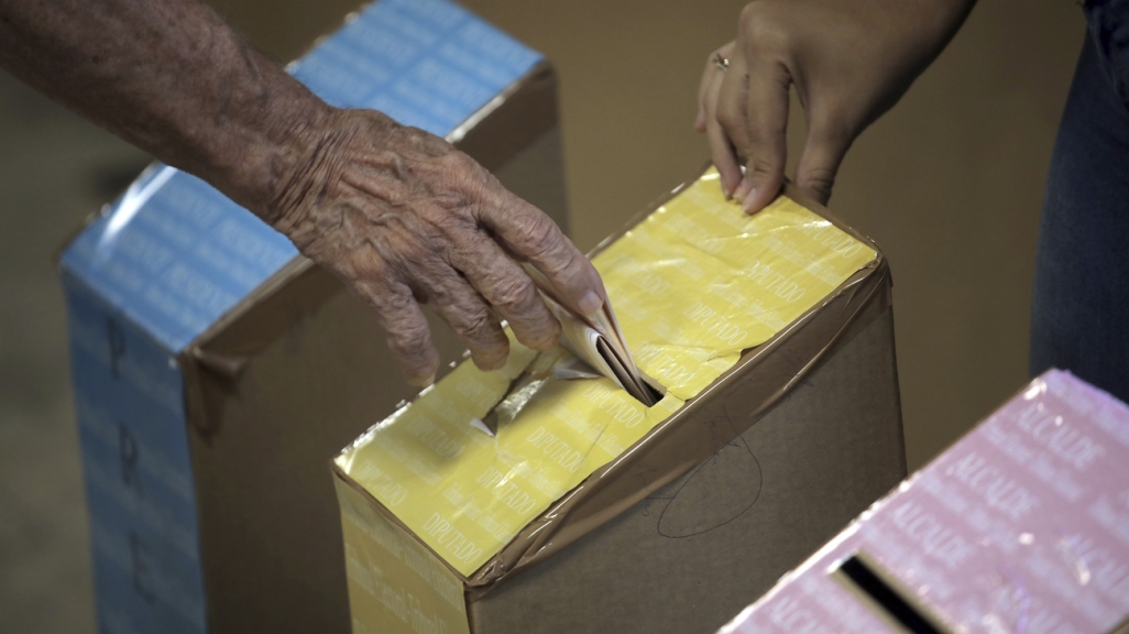 Voting in Panama. (AP)