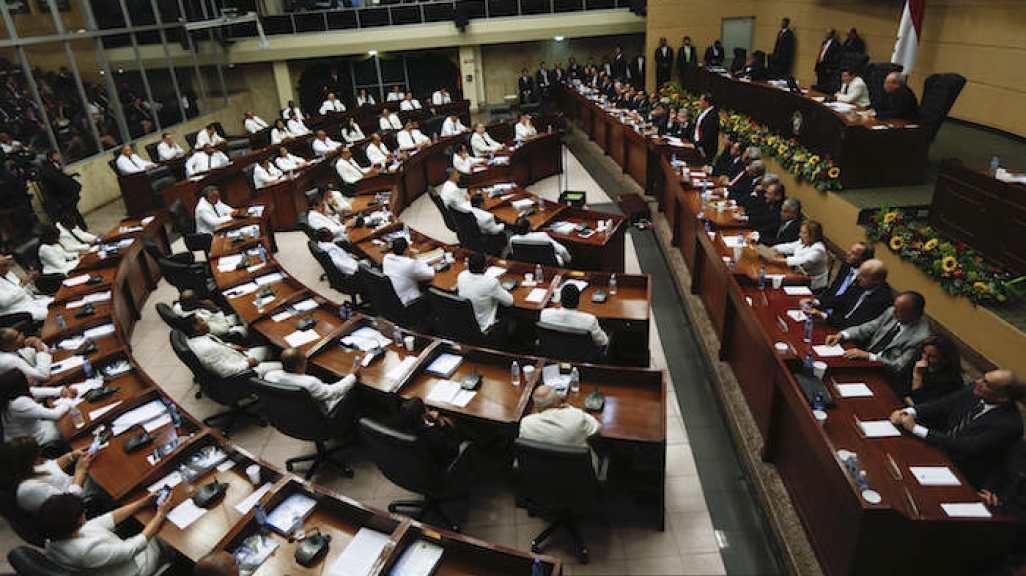 Panama's National Assembly in session. (AP)