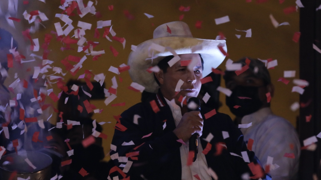 Peru's President-Elect Pedro Castillo. (AP)