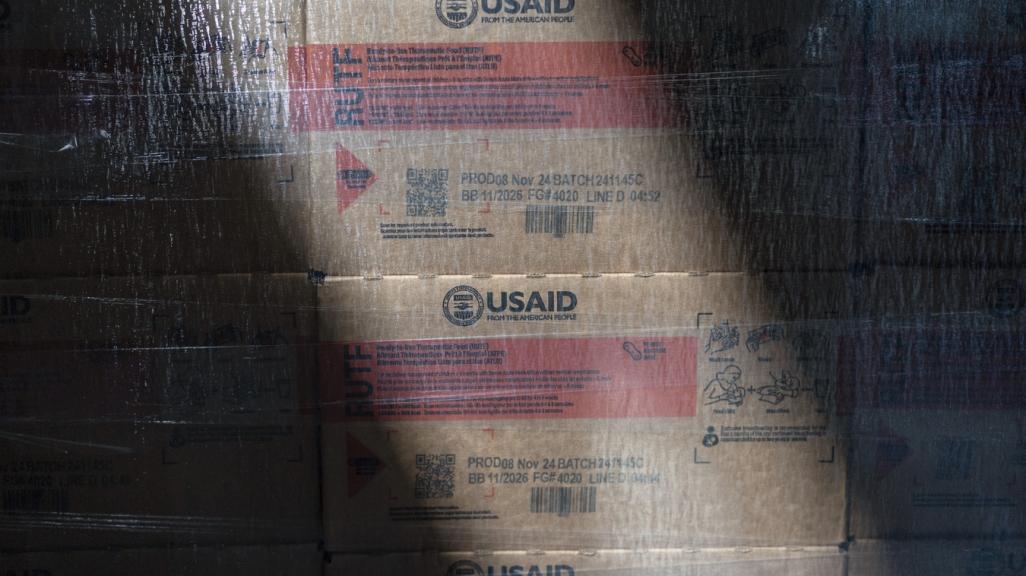 USAID deliveries. (AP)