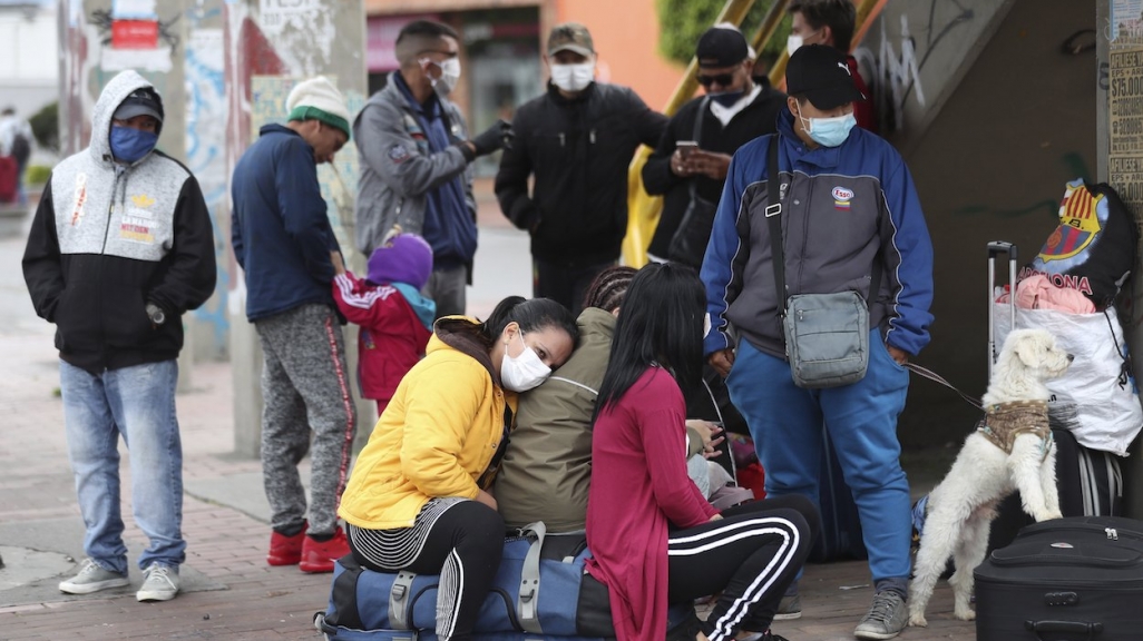 Venezuelan migrants in Colombia