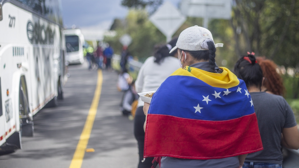 A Venezuelan migrant. (AP)