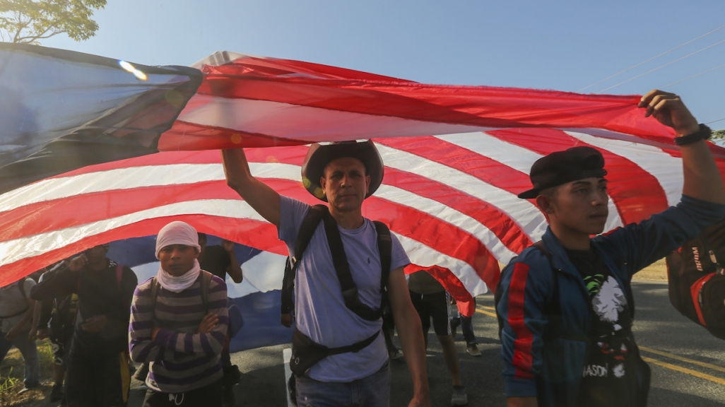 Central American migrants. (AP)