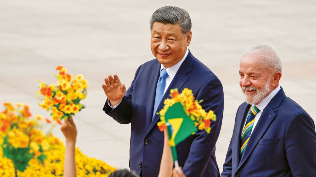 Presidentes Xi Jin Ping and Lula da Silva