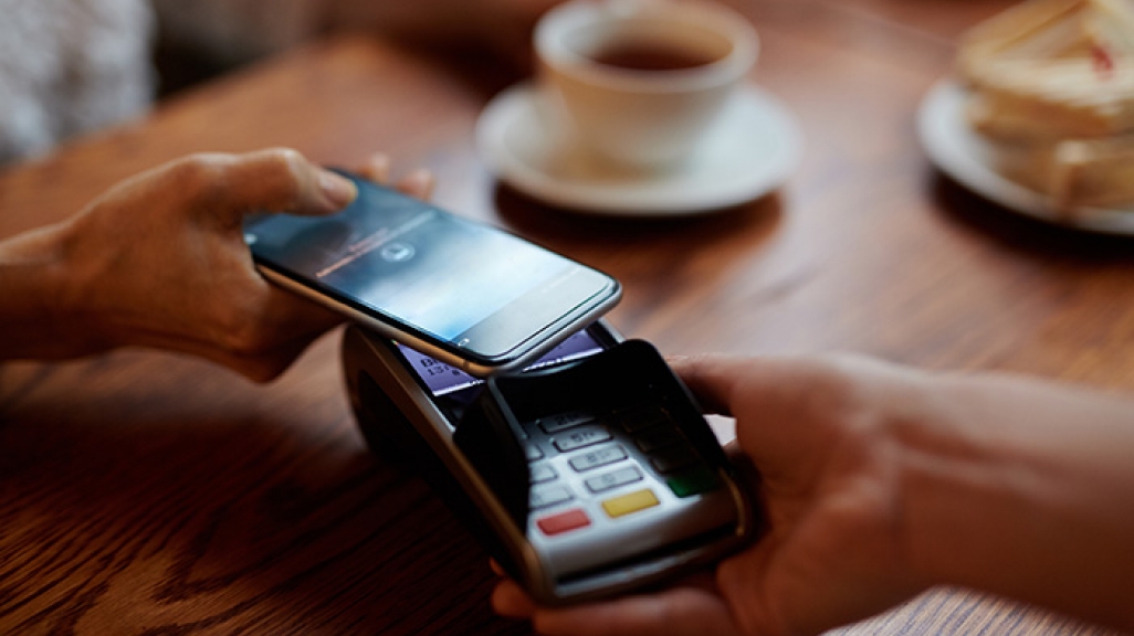 Stock image of card reader machine