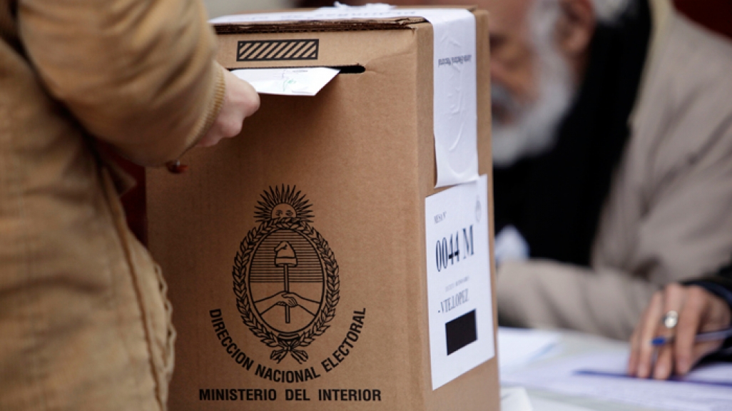 Argentina's election ballot box