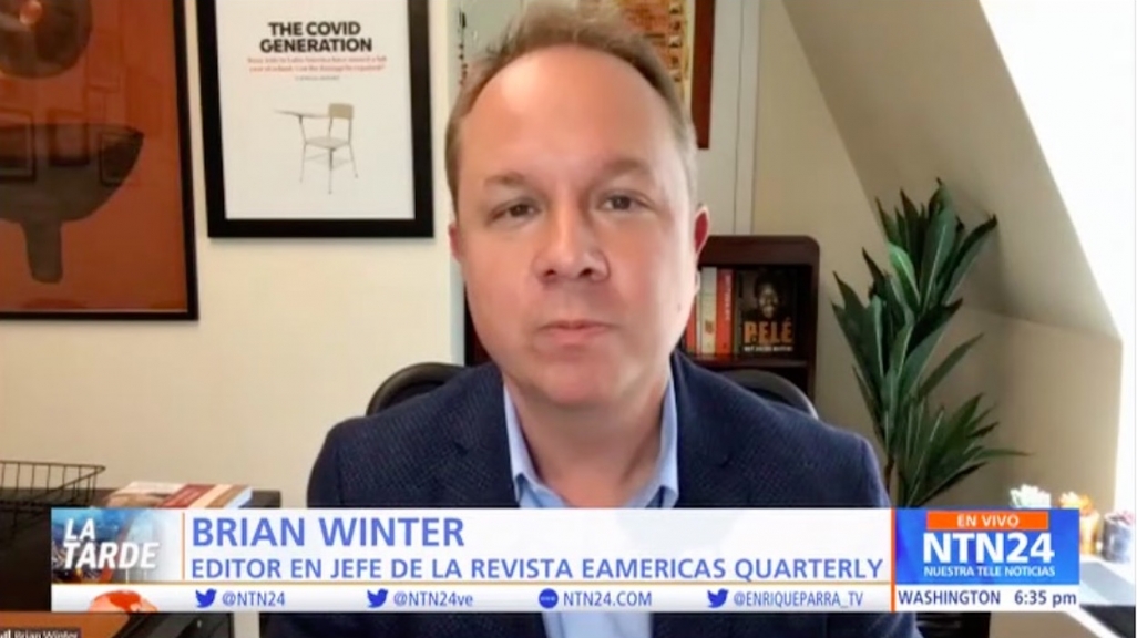 Brian Winter en La Tarde de NTN24