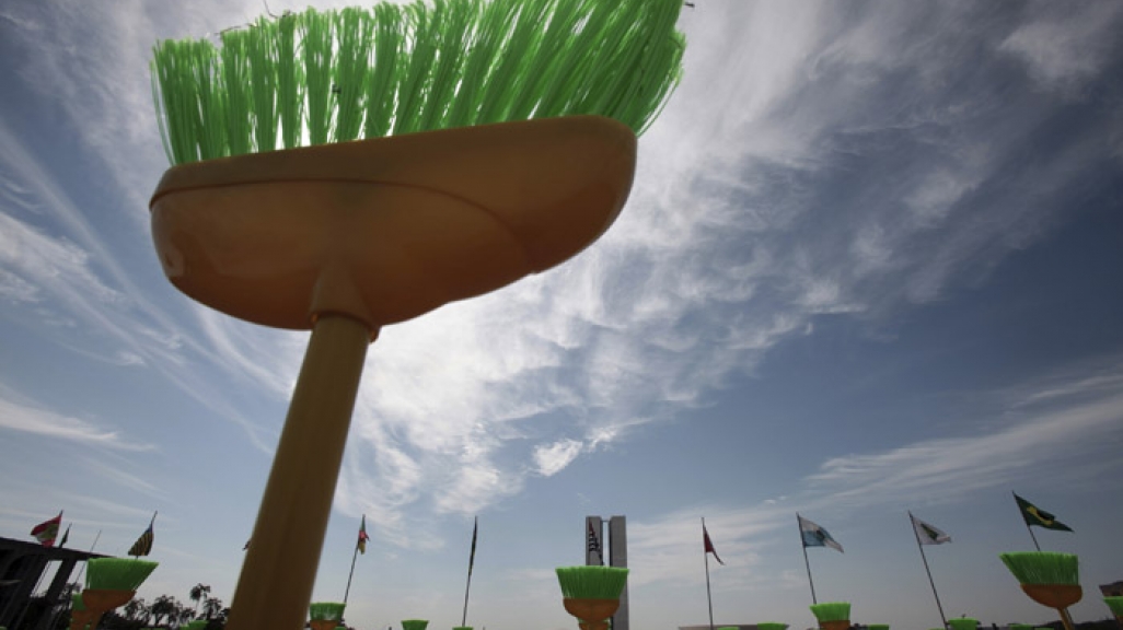 Anti-corruption demonstration in Brasilia