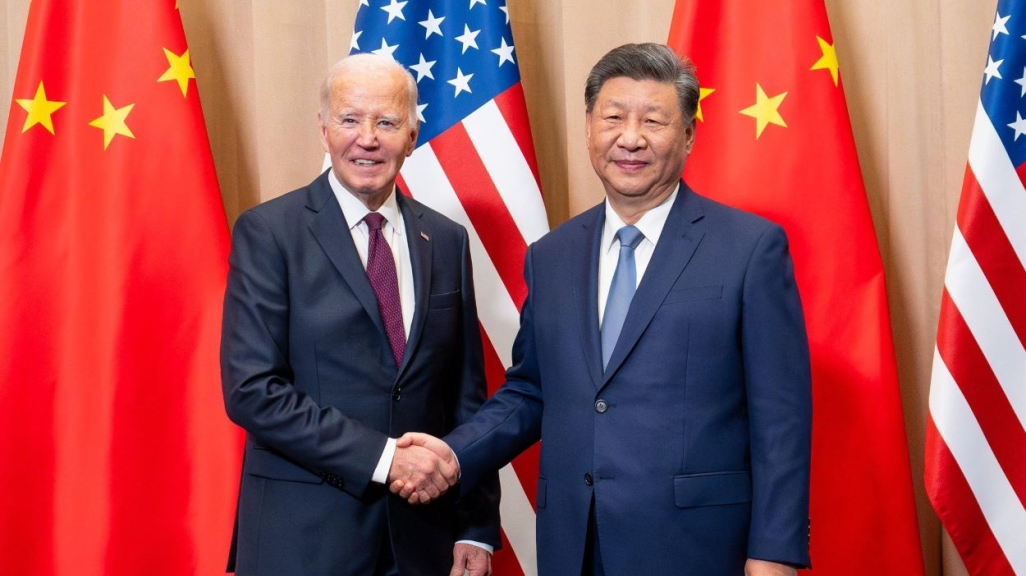 Joe Biden and Xi Jinping