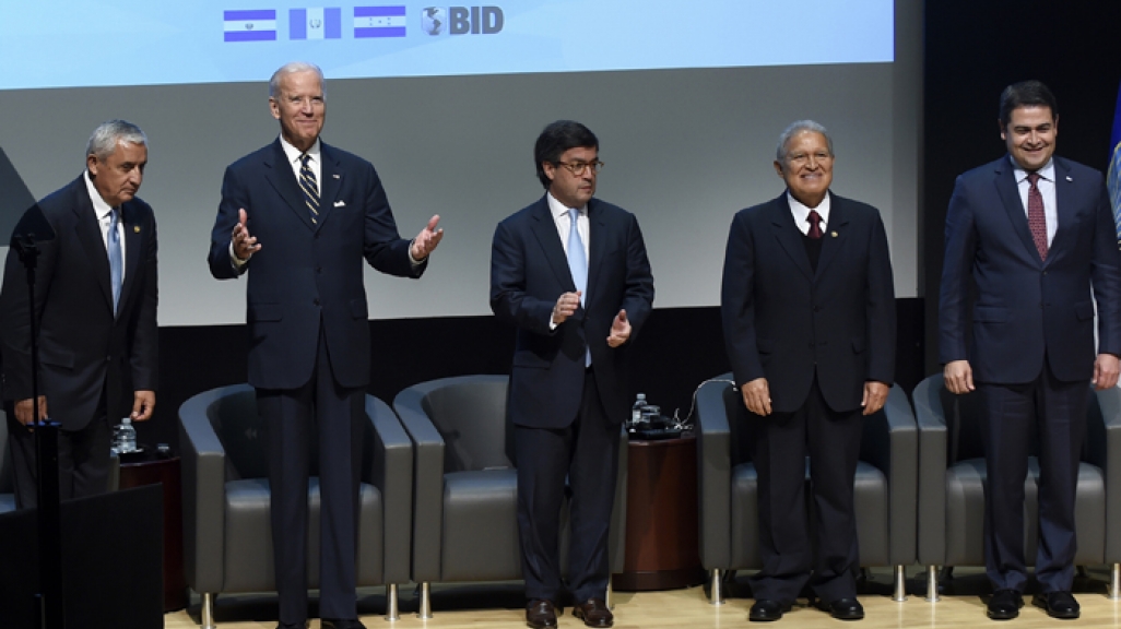 Joseph Biden with Presidens of Honduras, Guatemala, and El Salvador