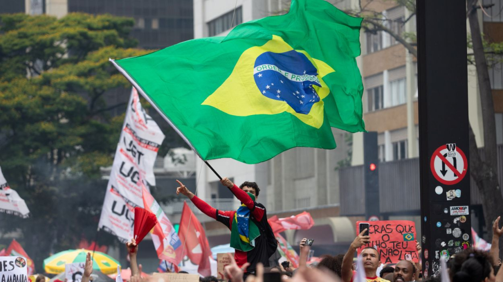 Election rally in Brazil October 2026