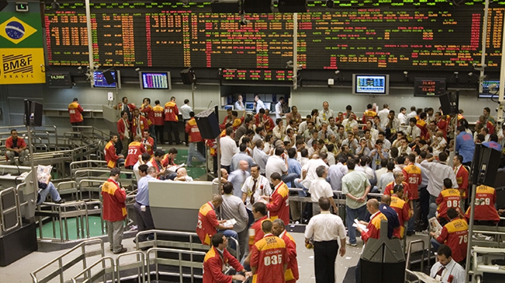 Brazil's Mercantile and Futures Exchange in Sao Paulo