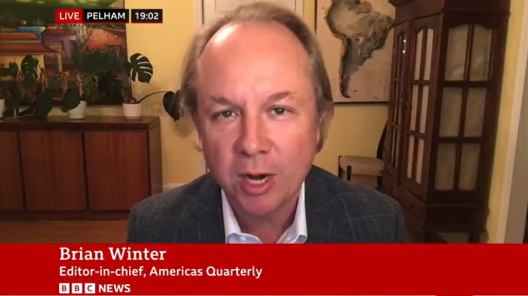 Brian Winter at the BBC