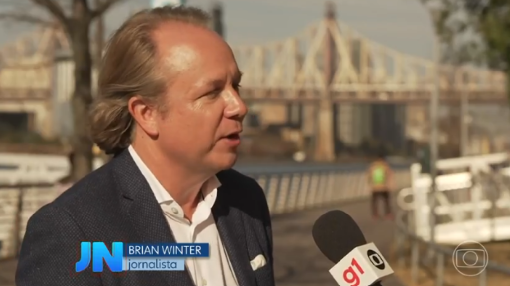 Brian Winter no Jornal Nacional