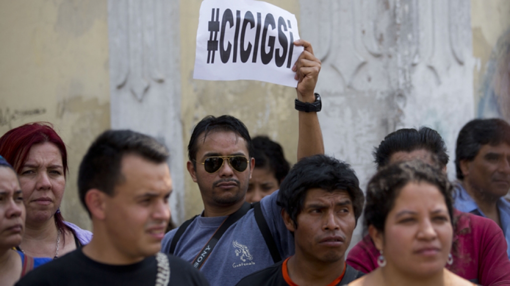 Guatemalans protest against President Otto Perez Molina and call for CICIG