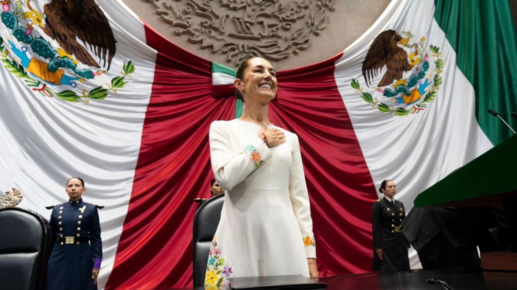 Claudia Sheinbaum at her inauguration. (Photo: Mexican government)