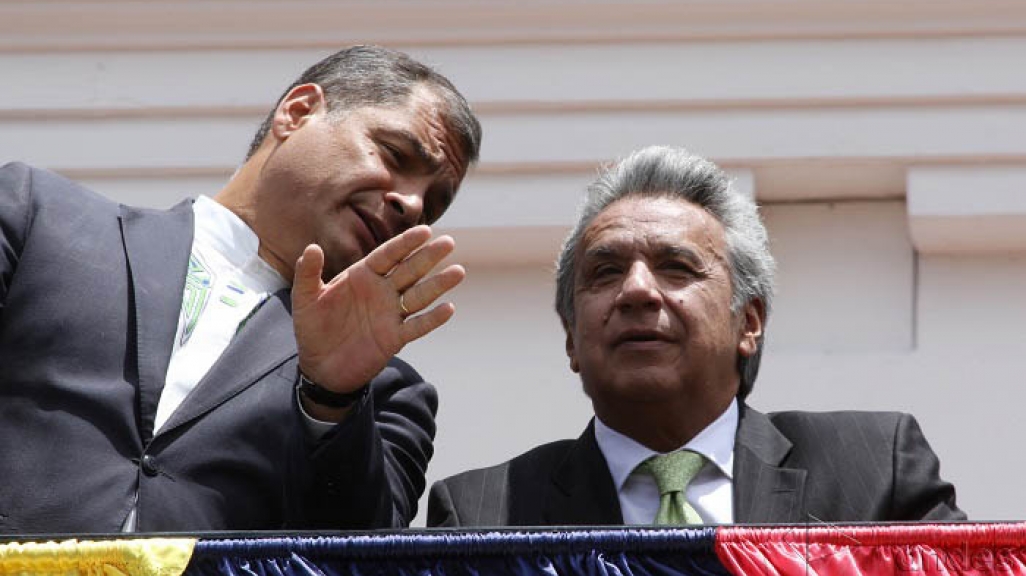 Rafael Correa and Lenín Moreno. 