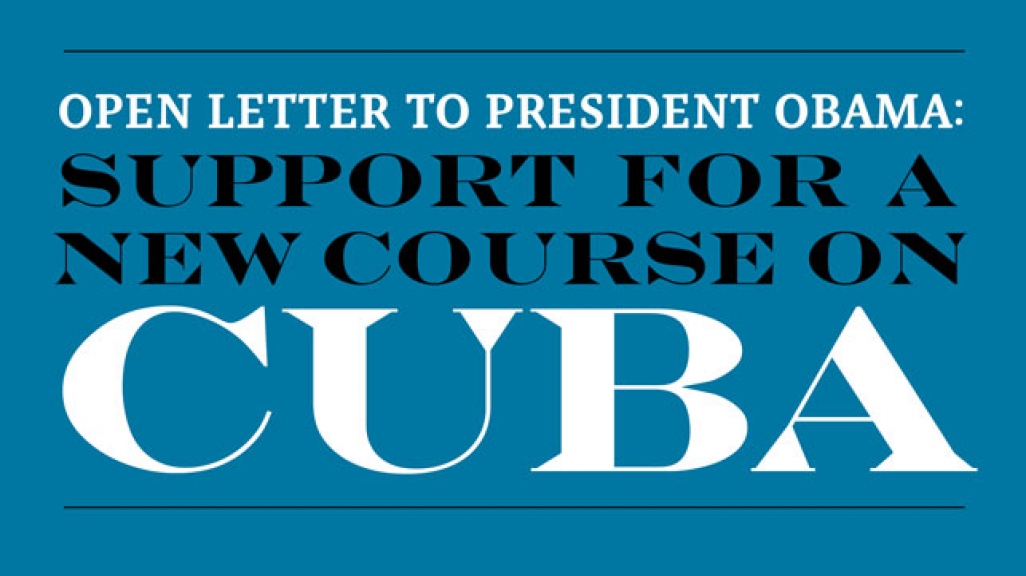 Open letter to president Obama on Cuba