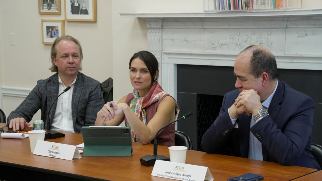Three speakers at the event